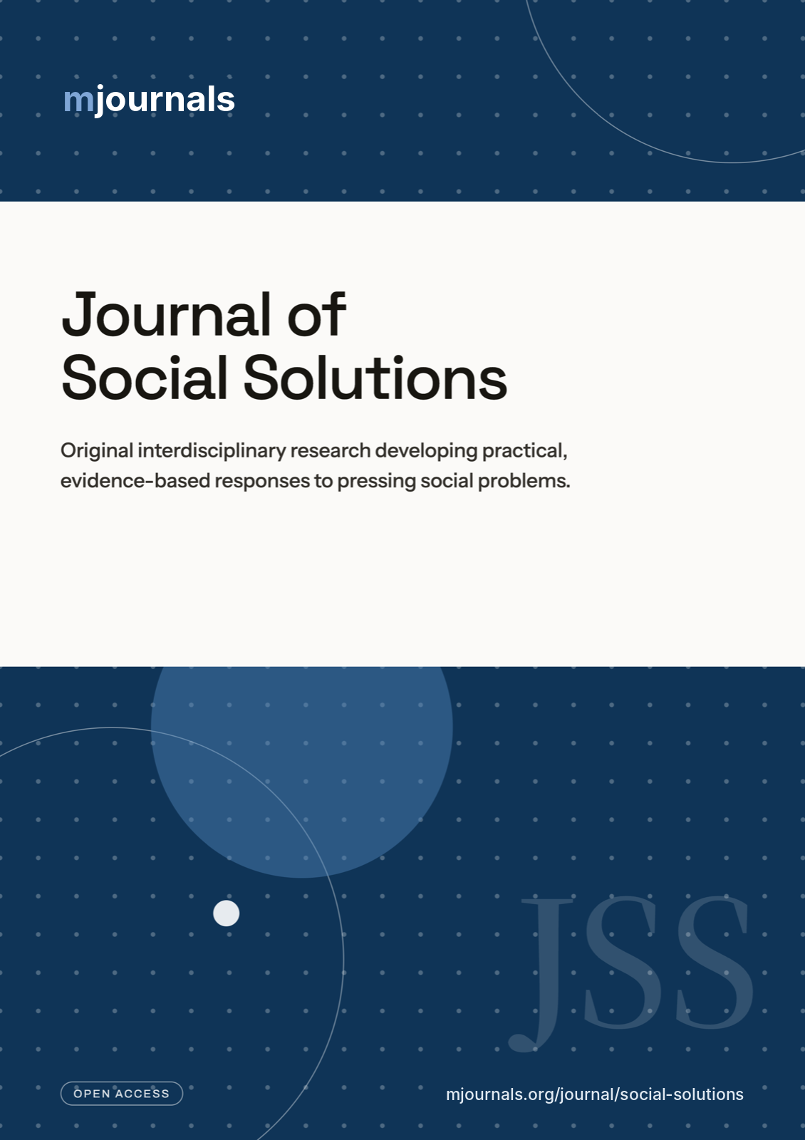 Journal of Social Solutions cover